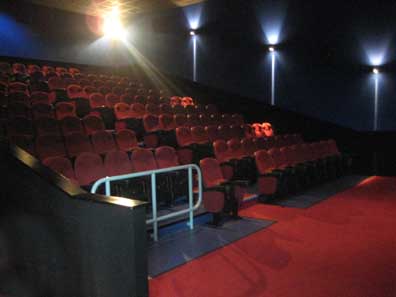 Conferencing screen at Leisure Cinemas